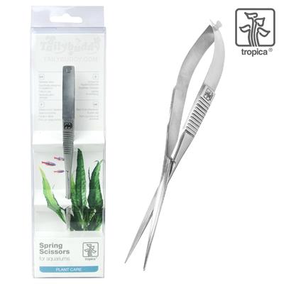 Tropica Spring Scissors, an excellent tool for trimming moss and stem plants. (15cm)